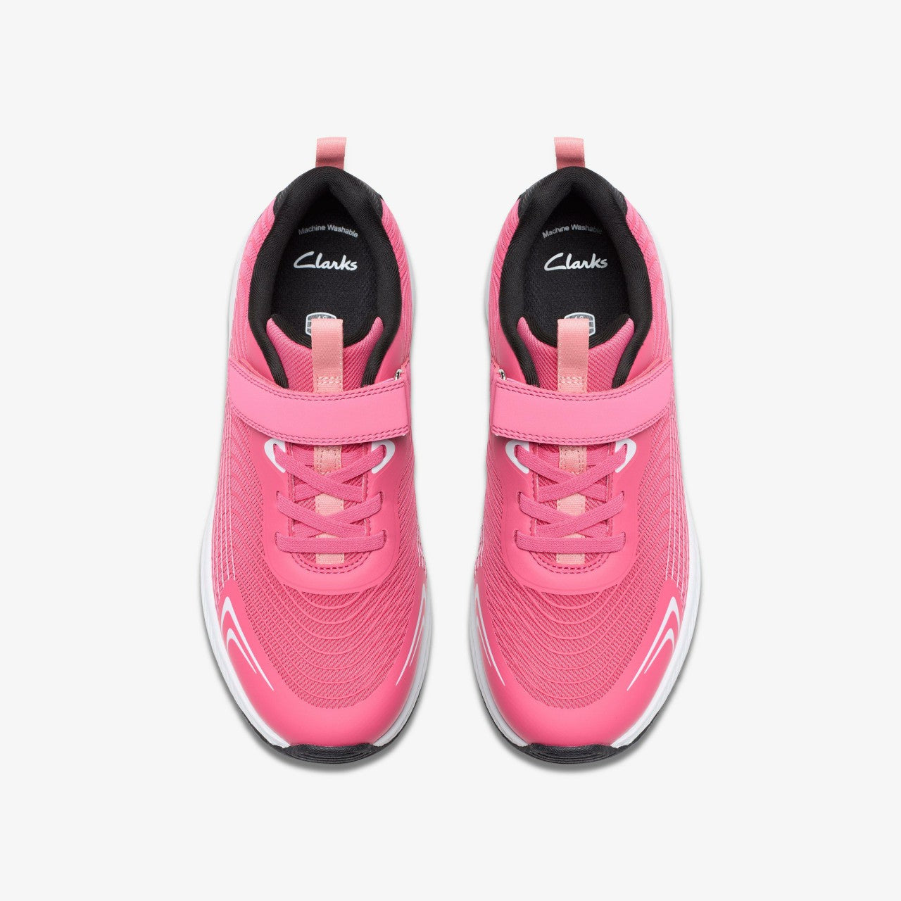 Deyes Dash Youth Pink Synthetic Clarks Kids