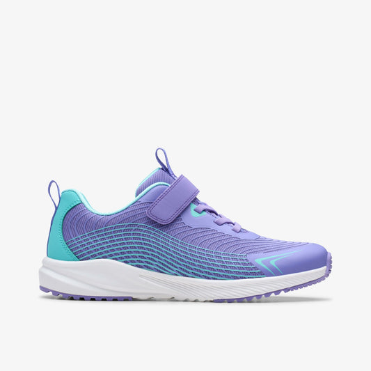 Deyes Dash Youth Purple Synthetic Clarks Kids