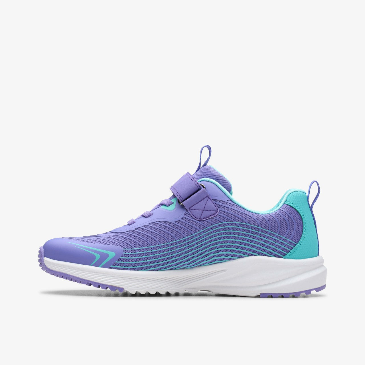 Deyes Dash Youth Purple Synthetic Clarks Kids