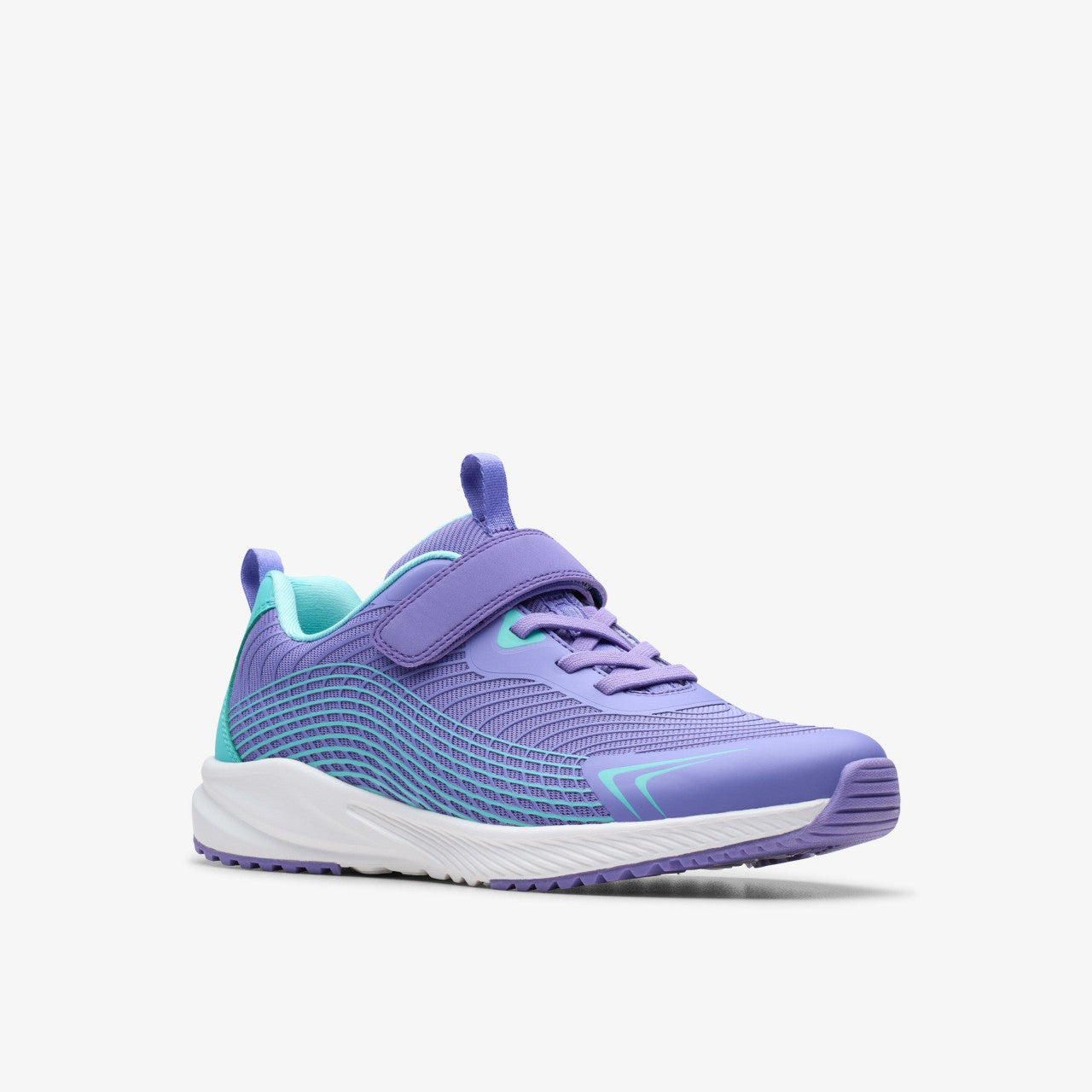 Deyes Dash Youth Purple Synthetic Clarks Kids