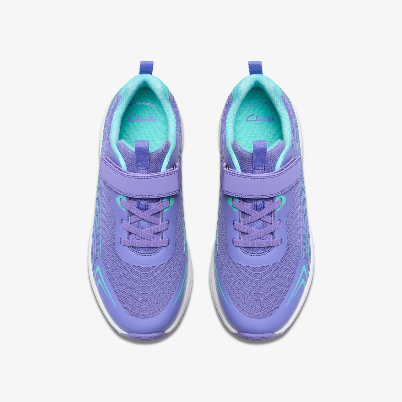 Deyes Dash Youth Purple Synthetic Clarks Kids