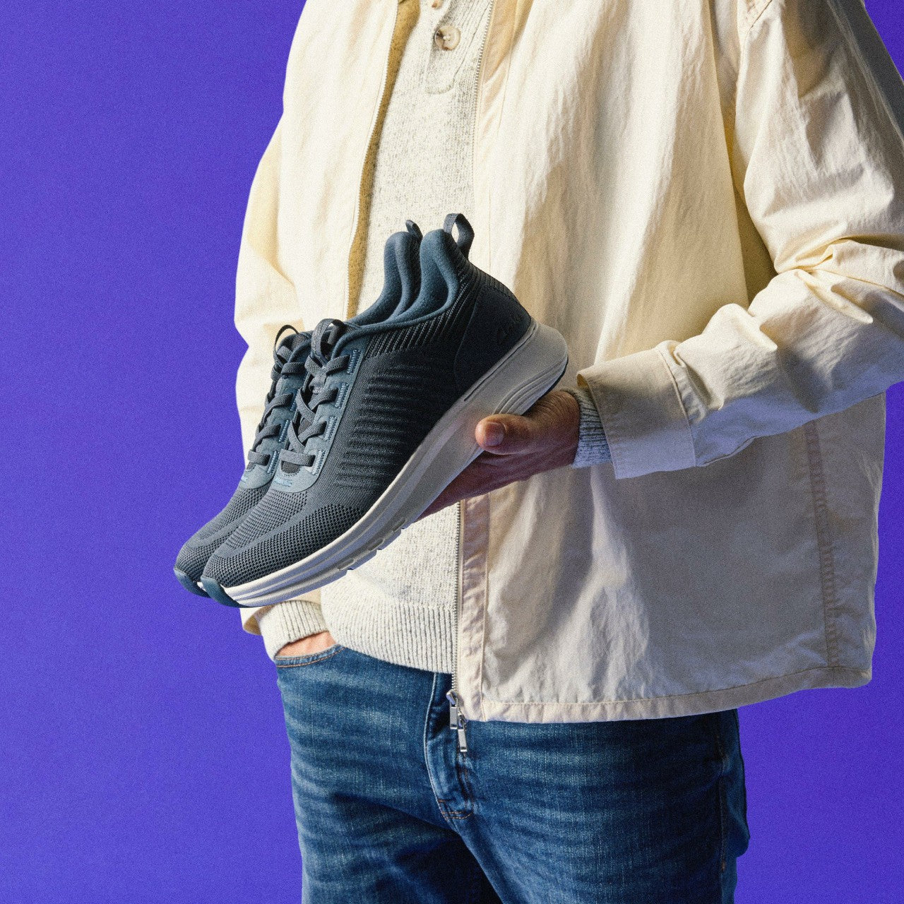 Motion Trek LT Navy Knit Clarks Men
