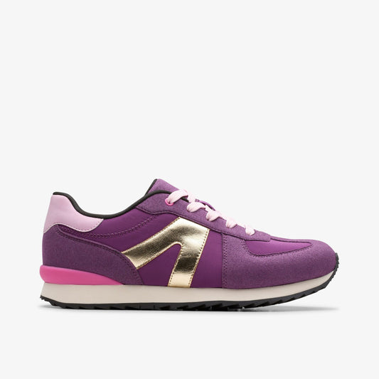 Jaspen Vibe Youth Purple Clarks Kids