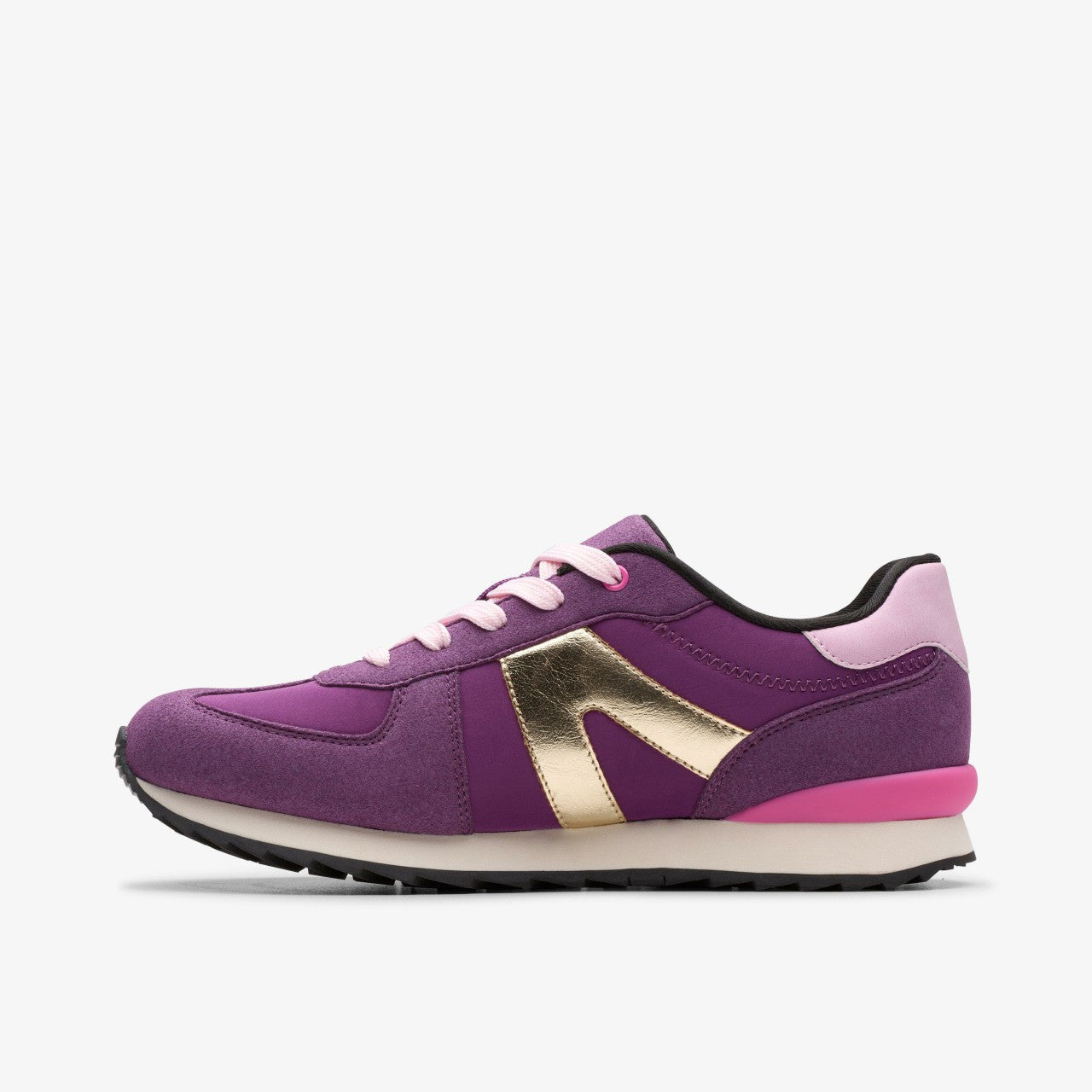 Jaspen Vibe Youth Purple Clarks Kids