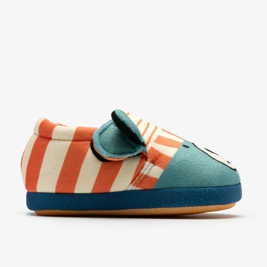 Fluffy Snug Toddler Orange Combination Clarks Kids