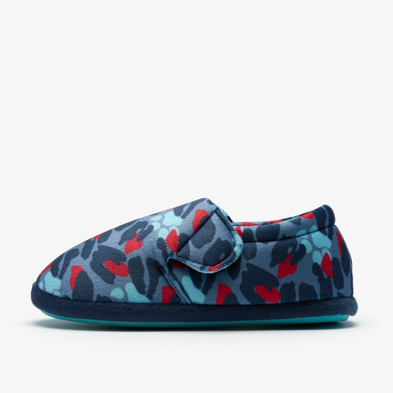 Fluffy Snug Kid Blue Camo Combination Clarks Kids