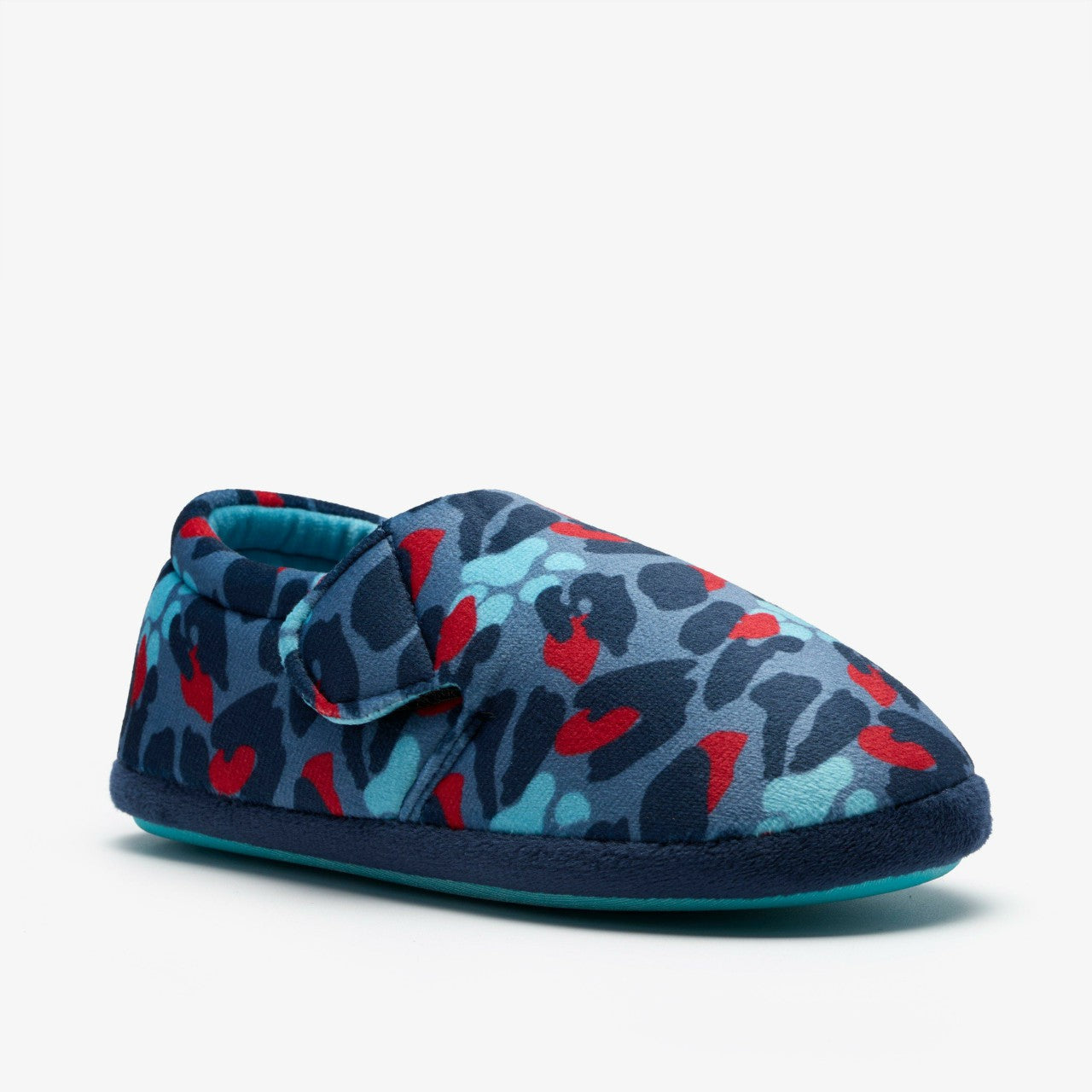 Fluffy Snug Kid Blue Camo Combination Clarks Kids