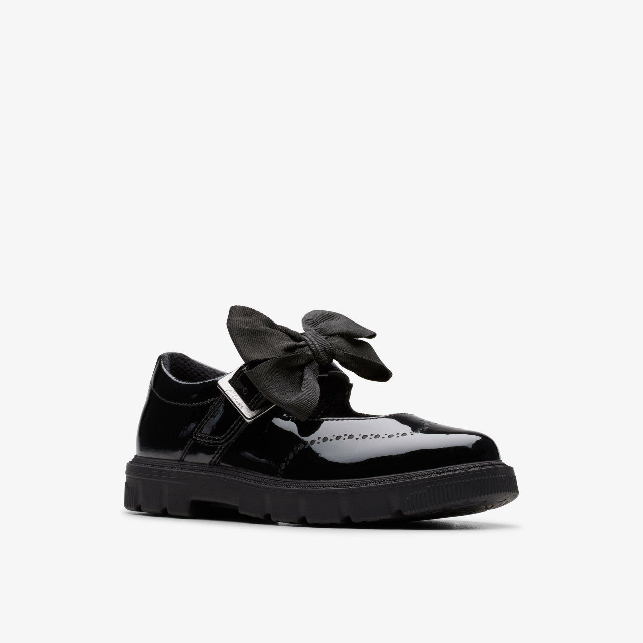 Lorcam Jane Kid Black Patent Clarks Kids