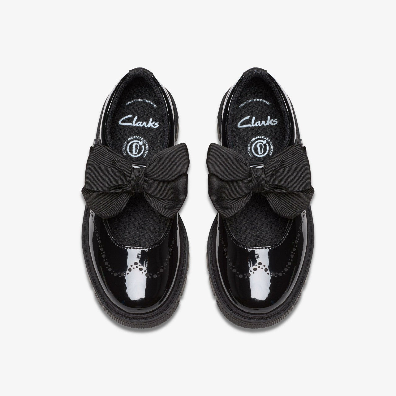 Lorcam Jane Kid Black Patent Clarks Kids