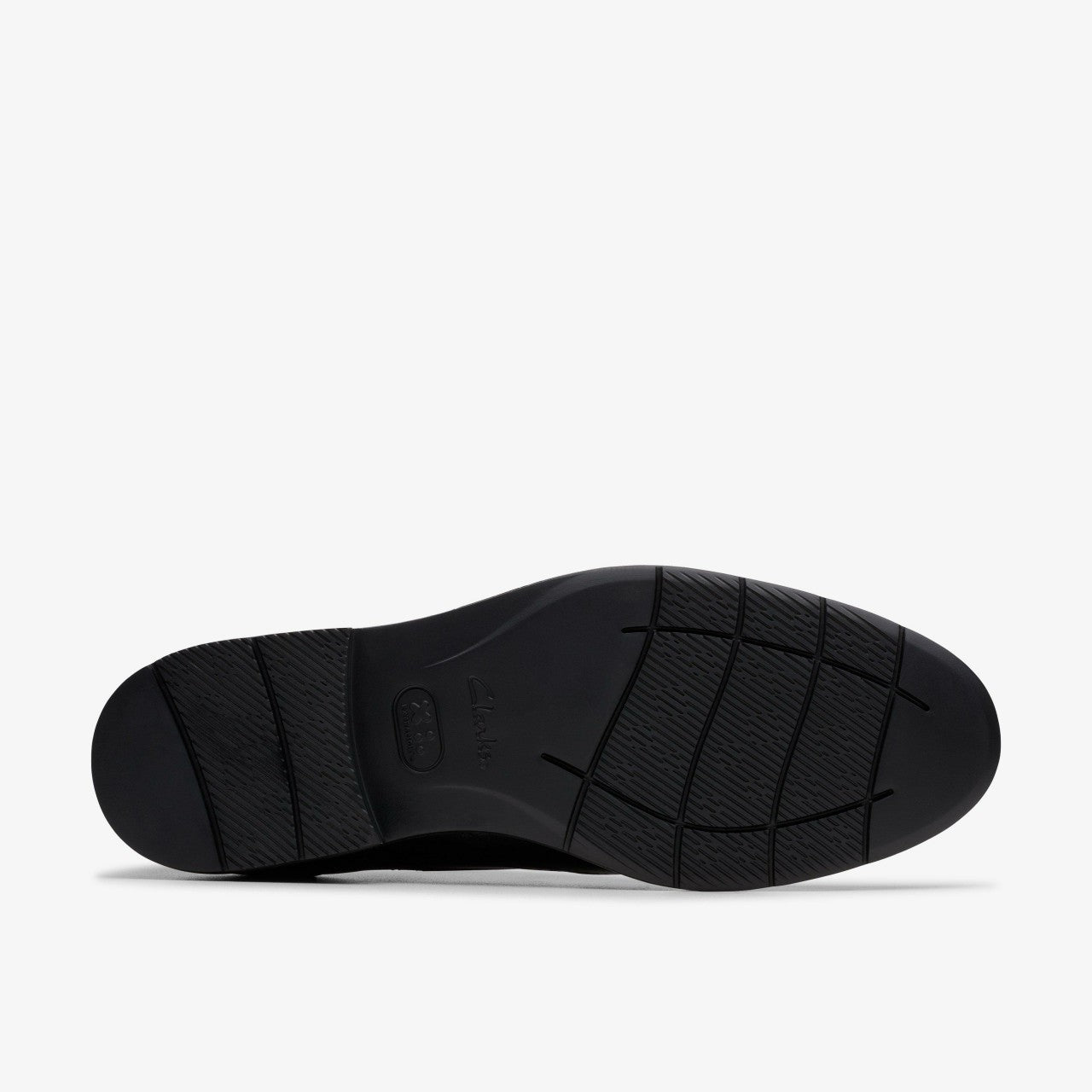 Banbury Tip Black Leather Clarks Men