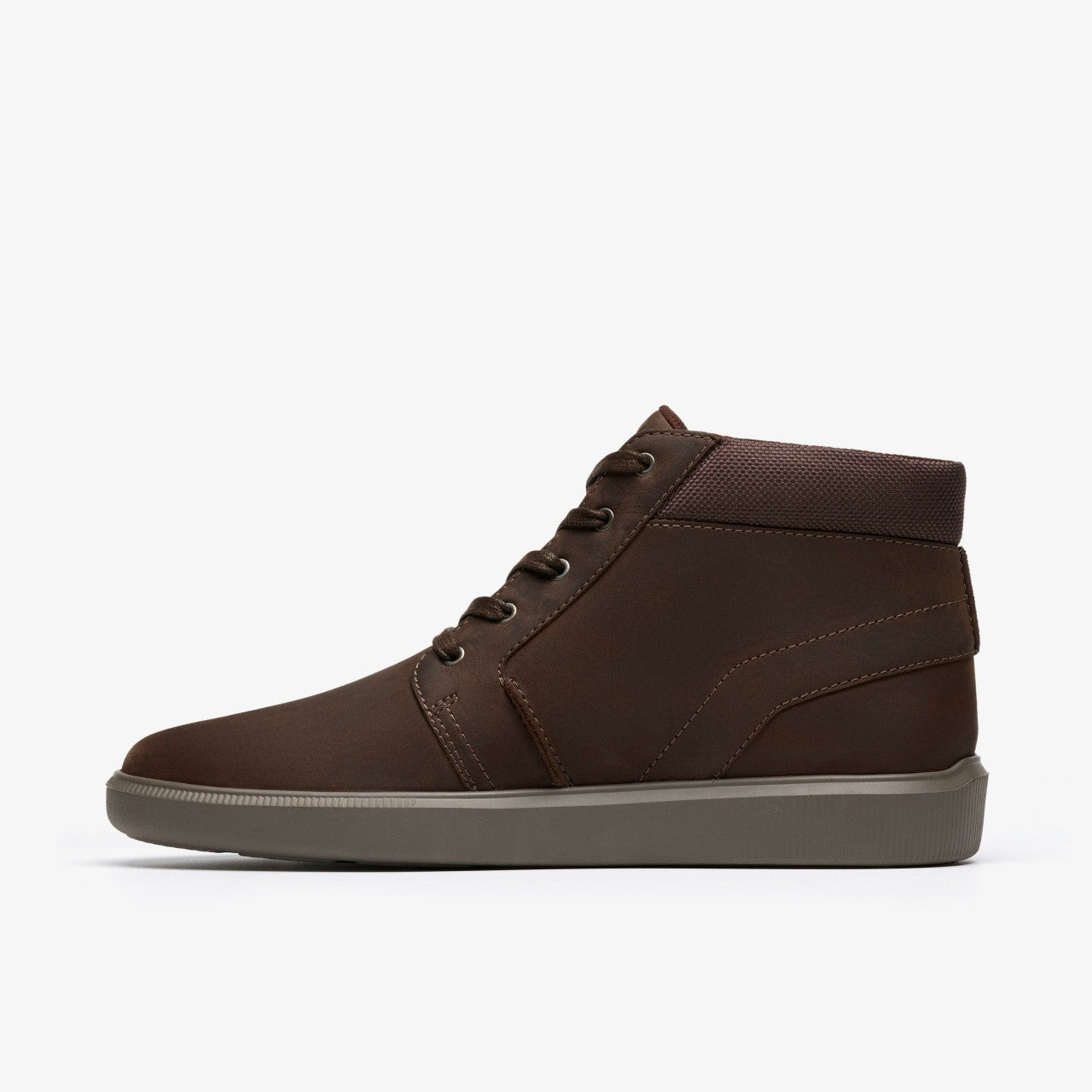 Brodin Mid Dark Brown Leather Clarks Men