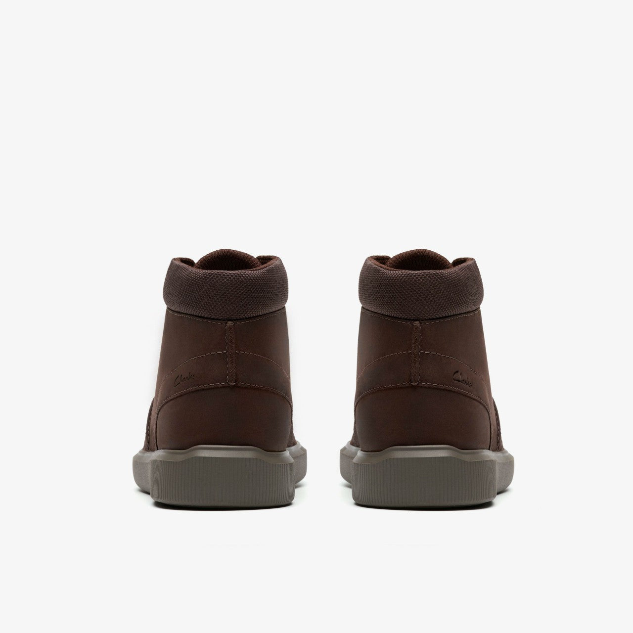 Brodin Mid Dark Brown Leather Clarks Men