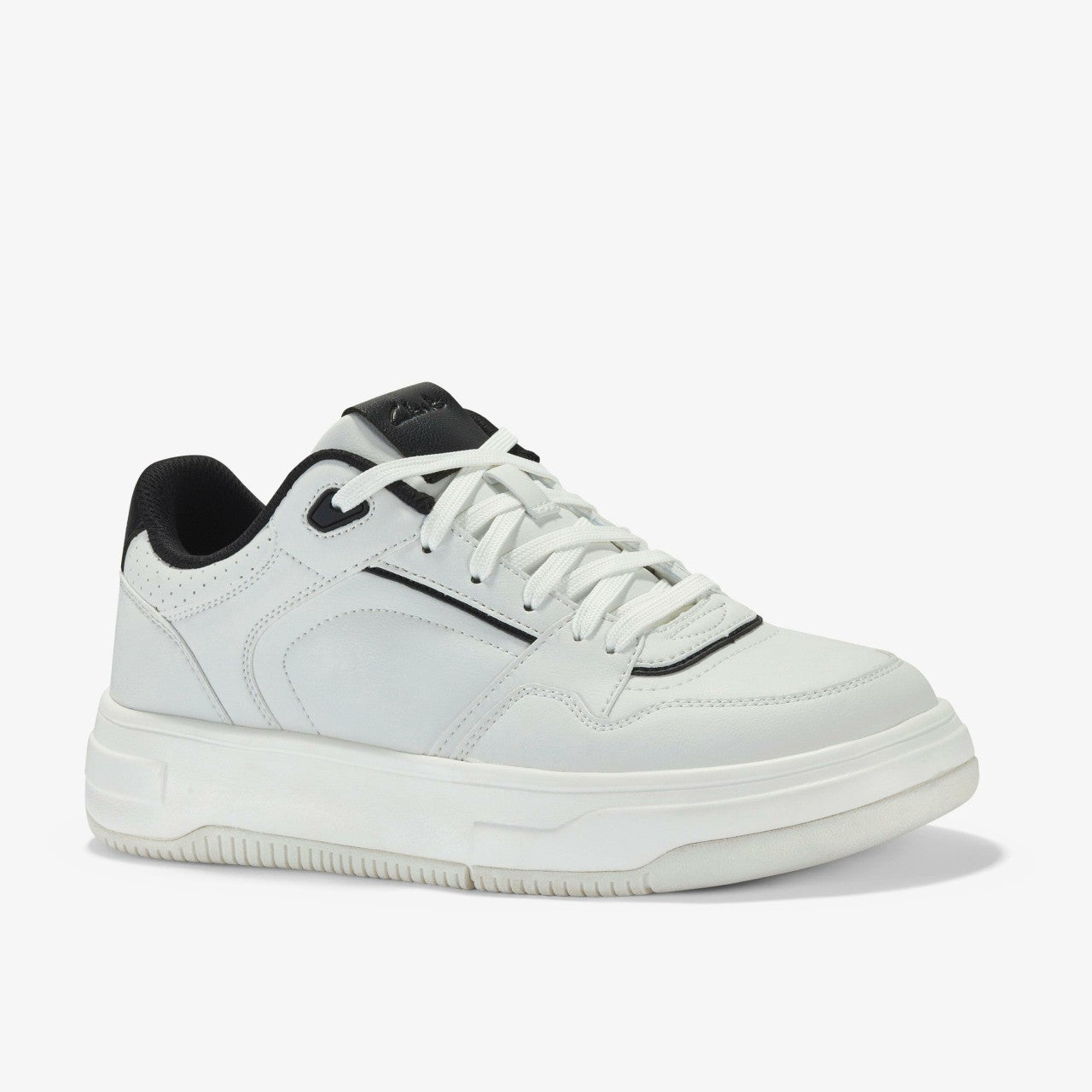 Elham Lace White Combination Clarks Men