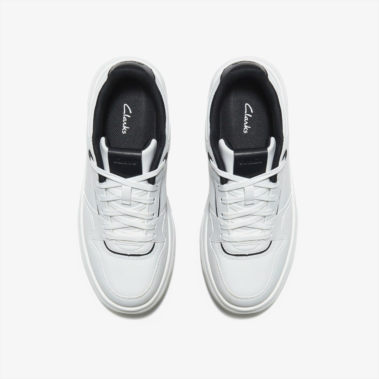 Elham Lace White Combination Clarks Men