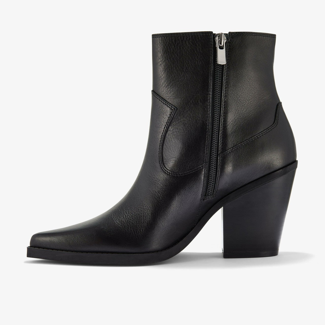 Kheda West Black Leather Clarks Women