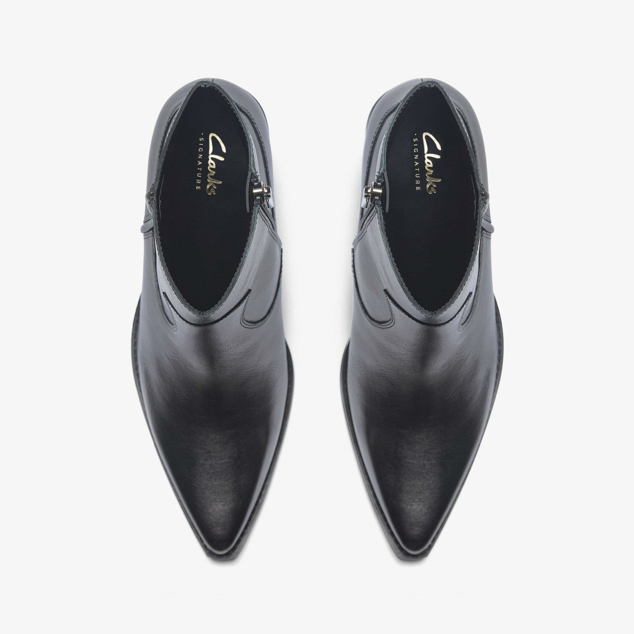 Kheda West Black Leather Clarks Women