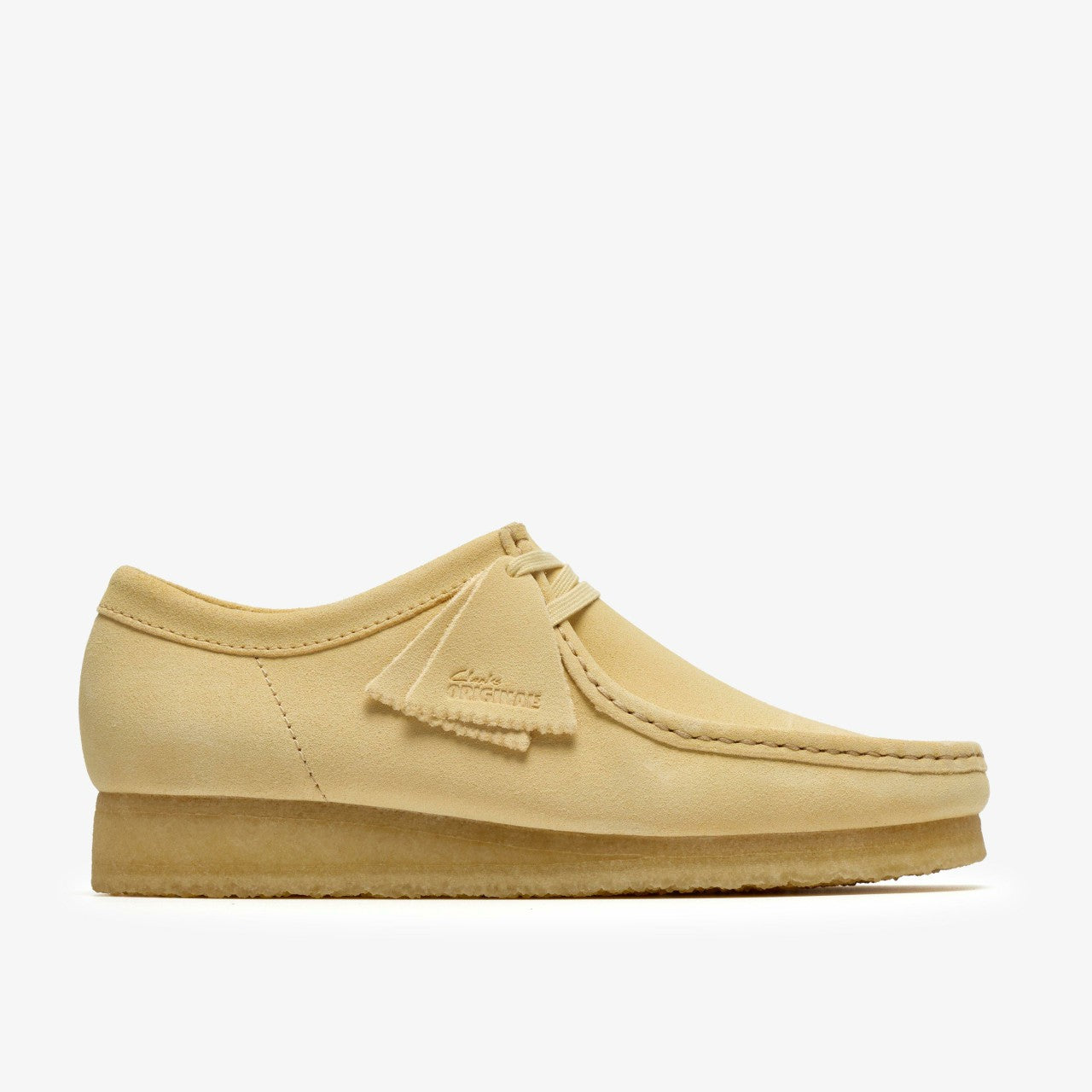 Wallabee Pale Yellow Suede Clarks Men