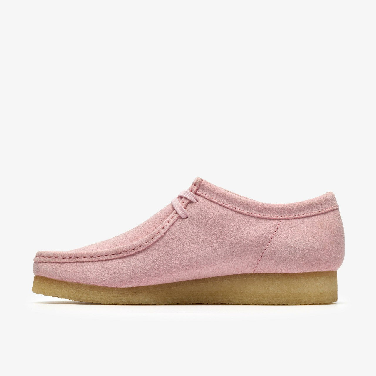 Wallabee Light Pink Suede Clarks Men