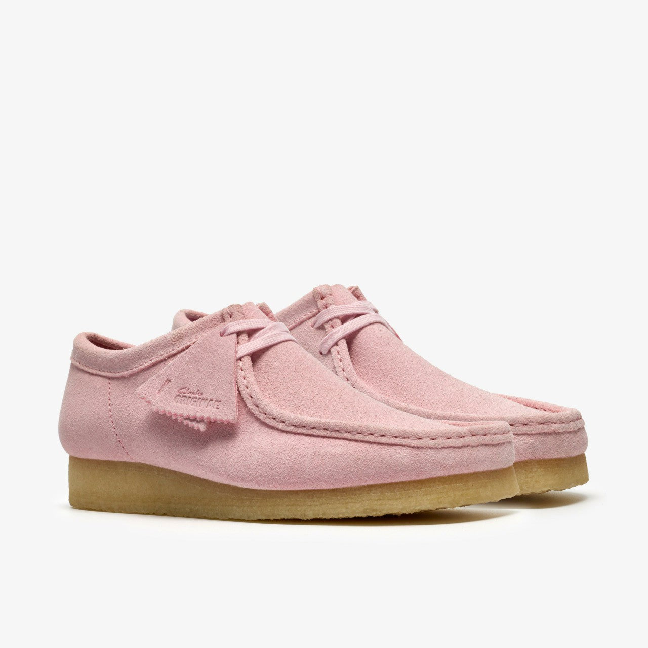 Wallabee Light Pink Suede Clarks Men