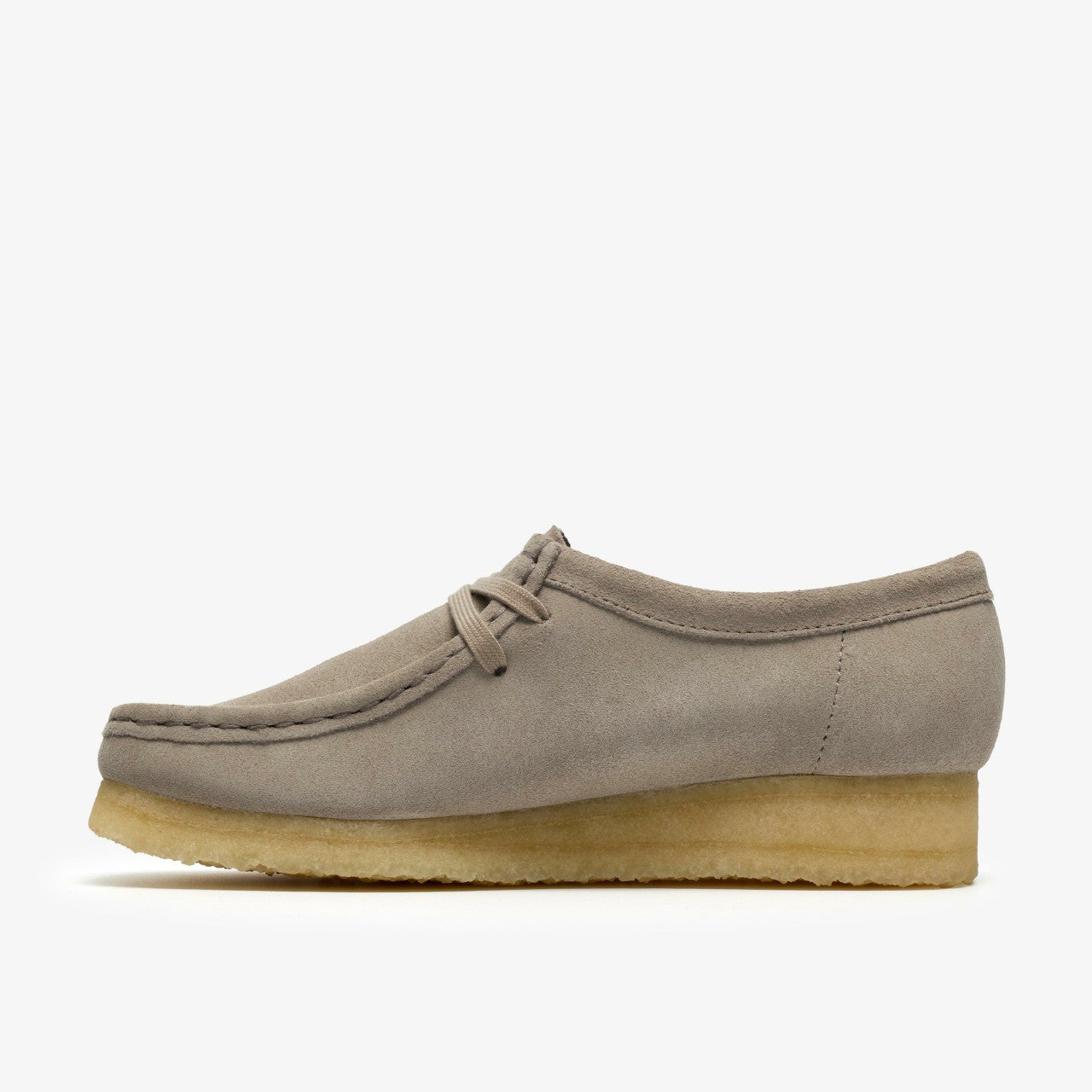 Wallabee Pale Grey Suede Clarks Women