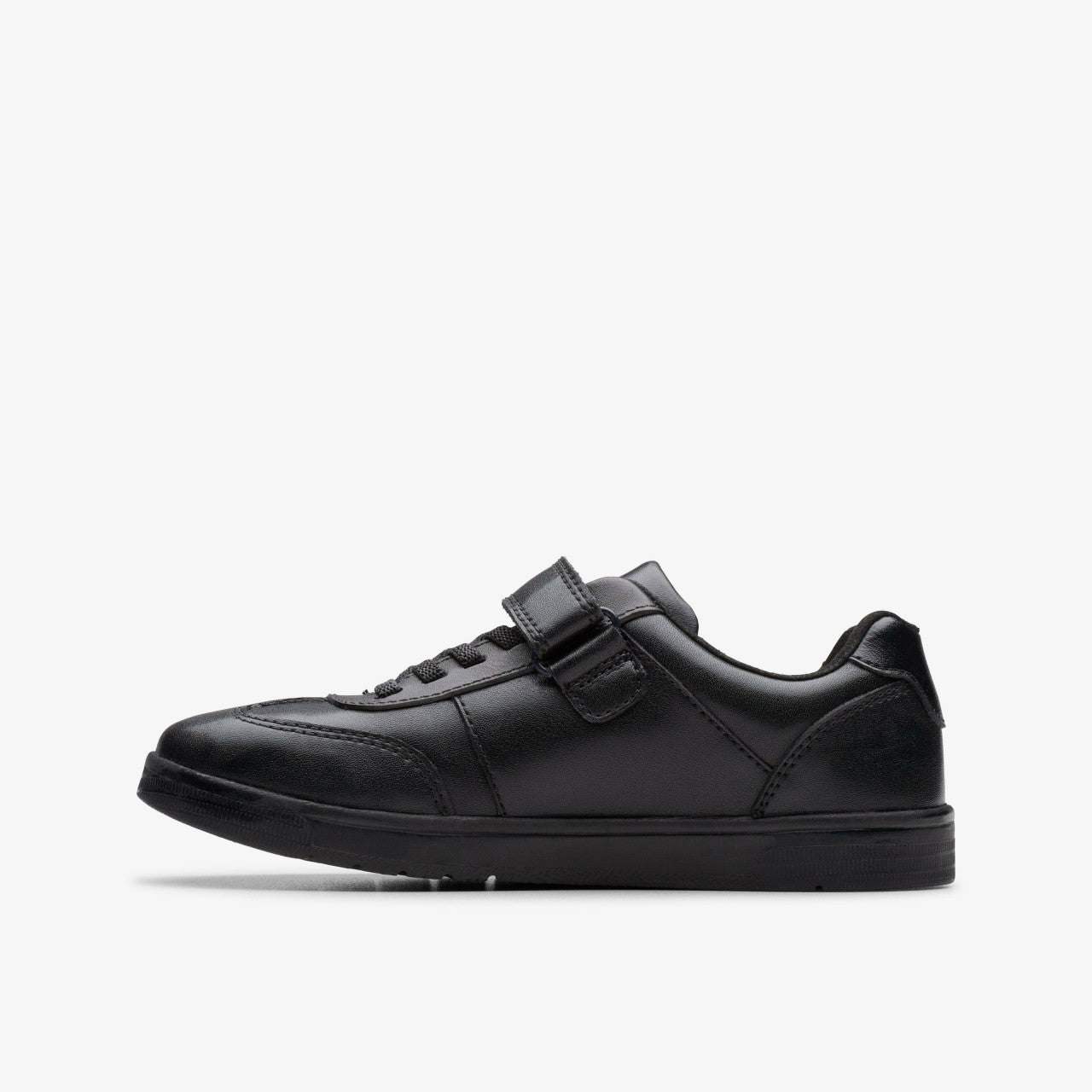 Disco Pace Kid Black Leather Clarks Kids