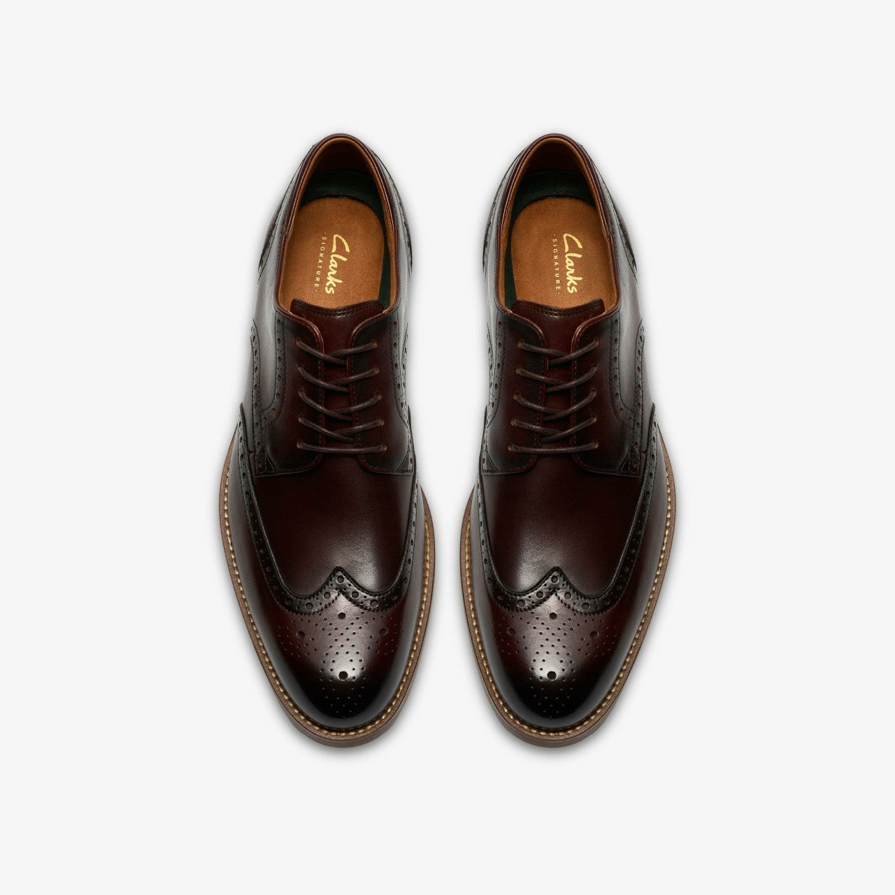 Craft Remi Tip Brown Leather Clarks Men