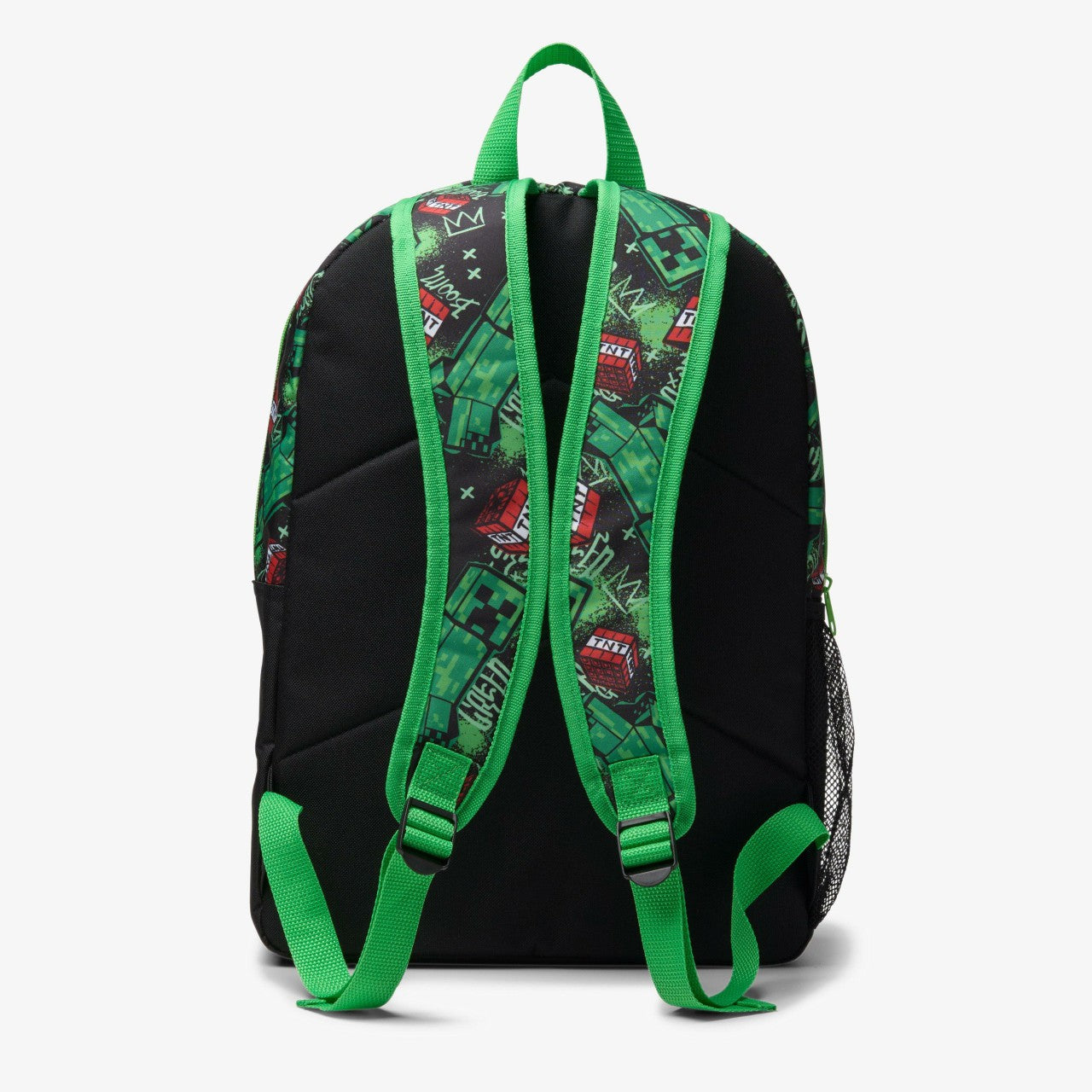 Minecraft Large Backpack Black/Green Clarks Kids