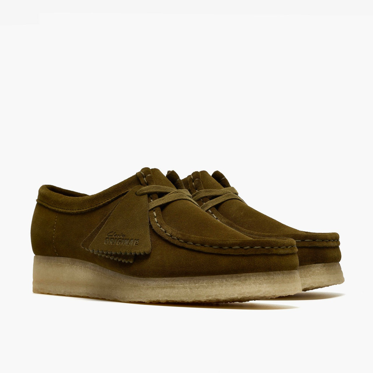 Wallabee Olive Suede Clarks Women