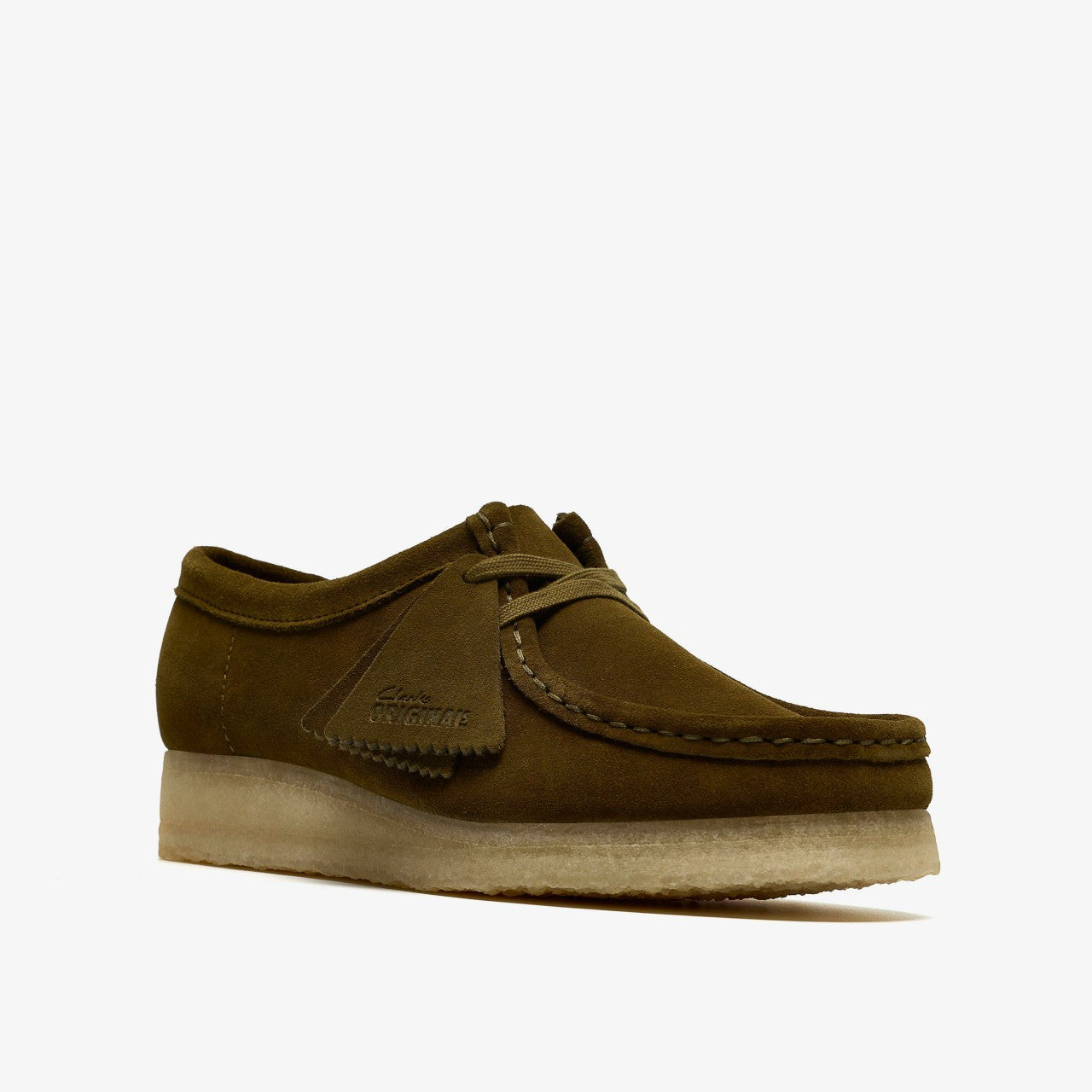 Wallabee Olive Suede Clarks Women