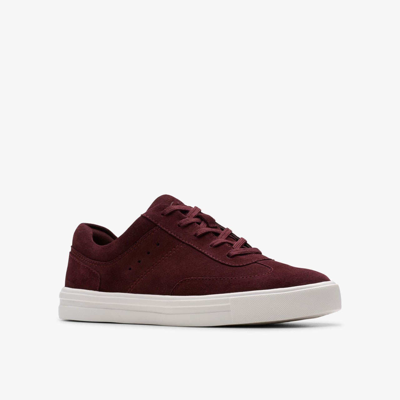 Makea Court Burgundy Suede Clarks Women
