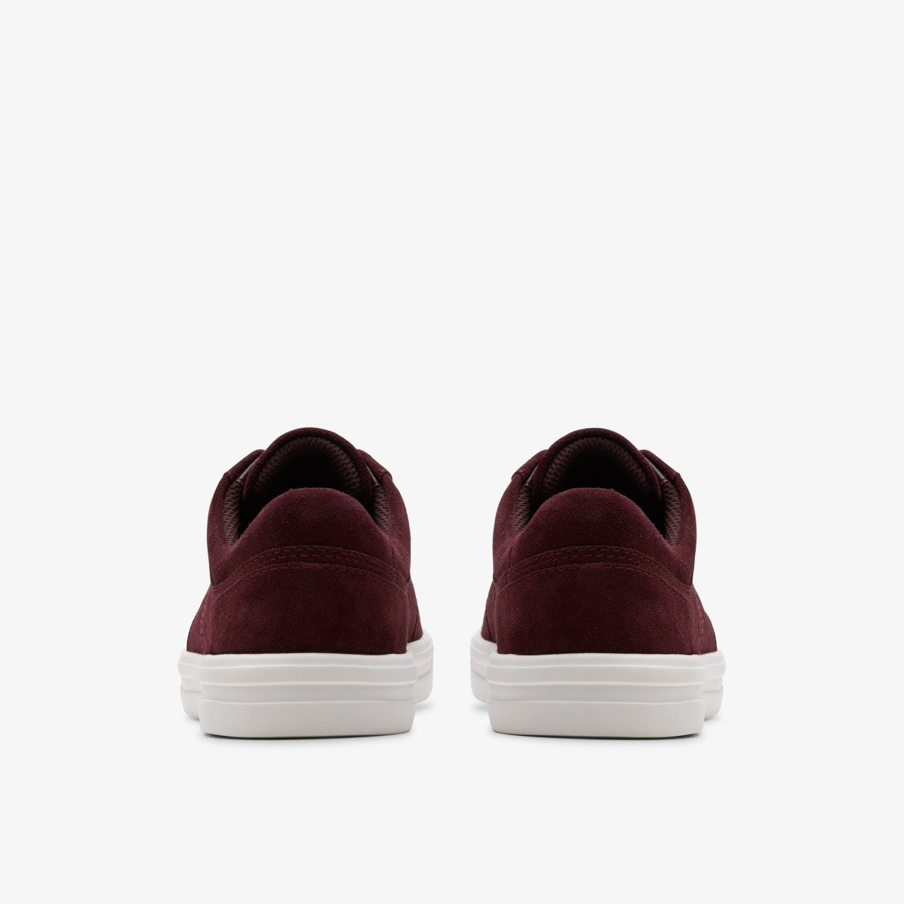 Makea Court Burgundy Suede Clarks Women