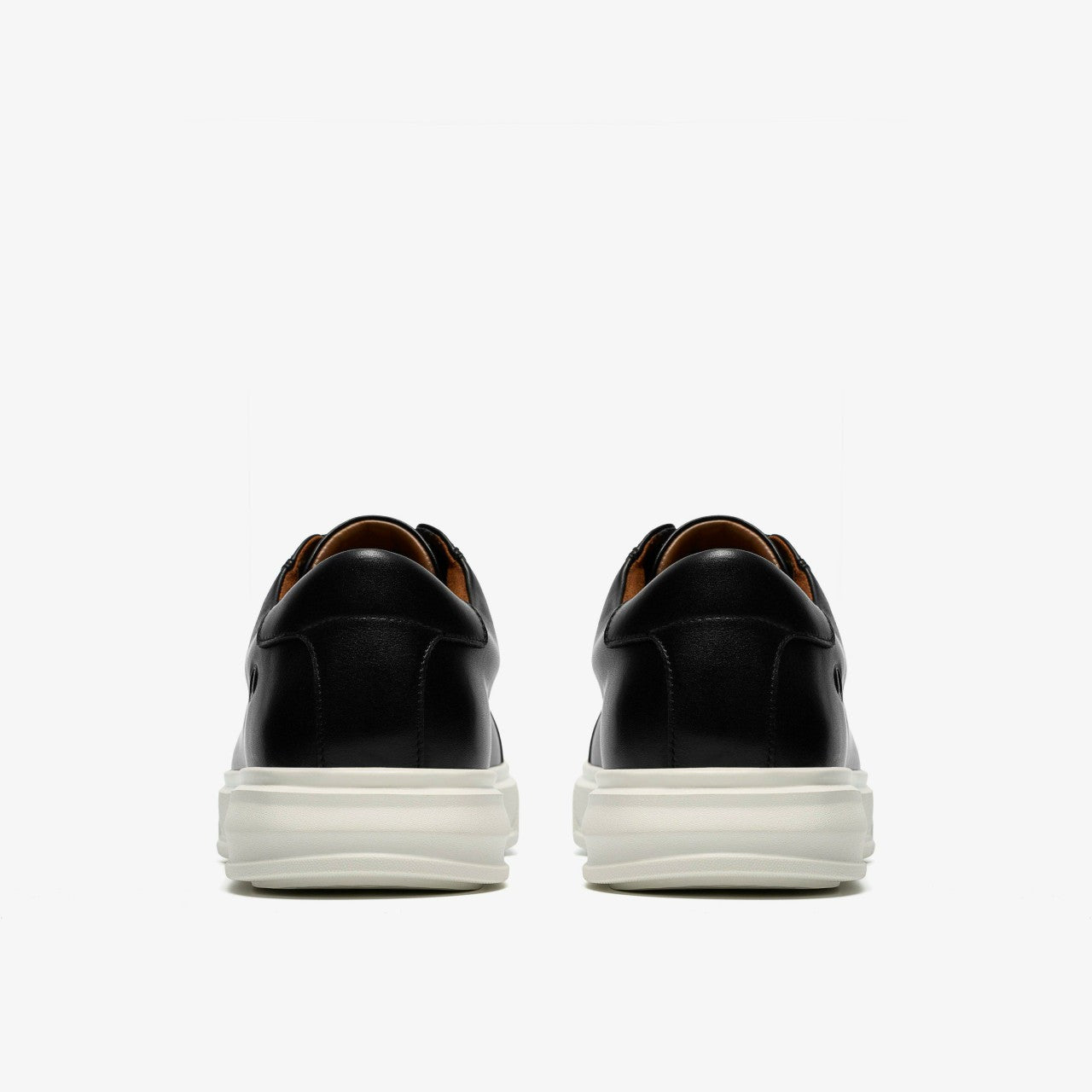 Goswell Tie Black Leather Clarks Men