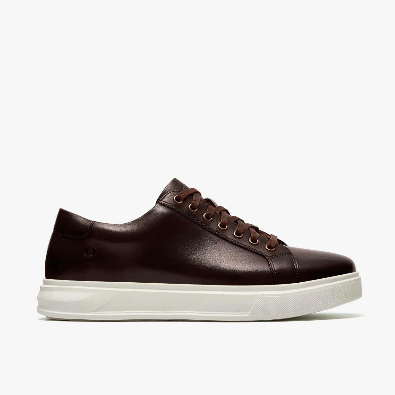 Goswell Tie Brown Leather Clarks Men