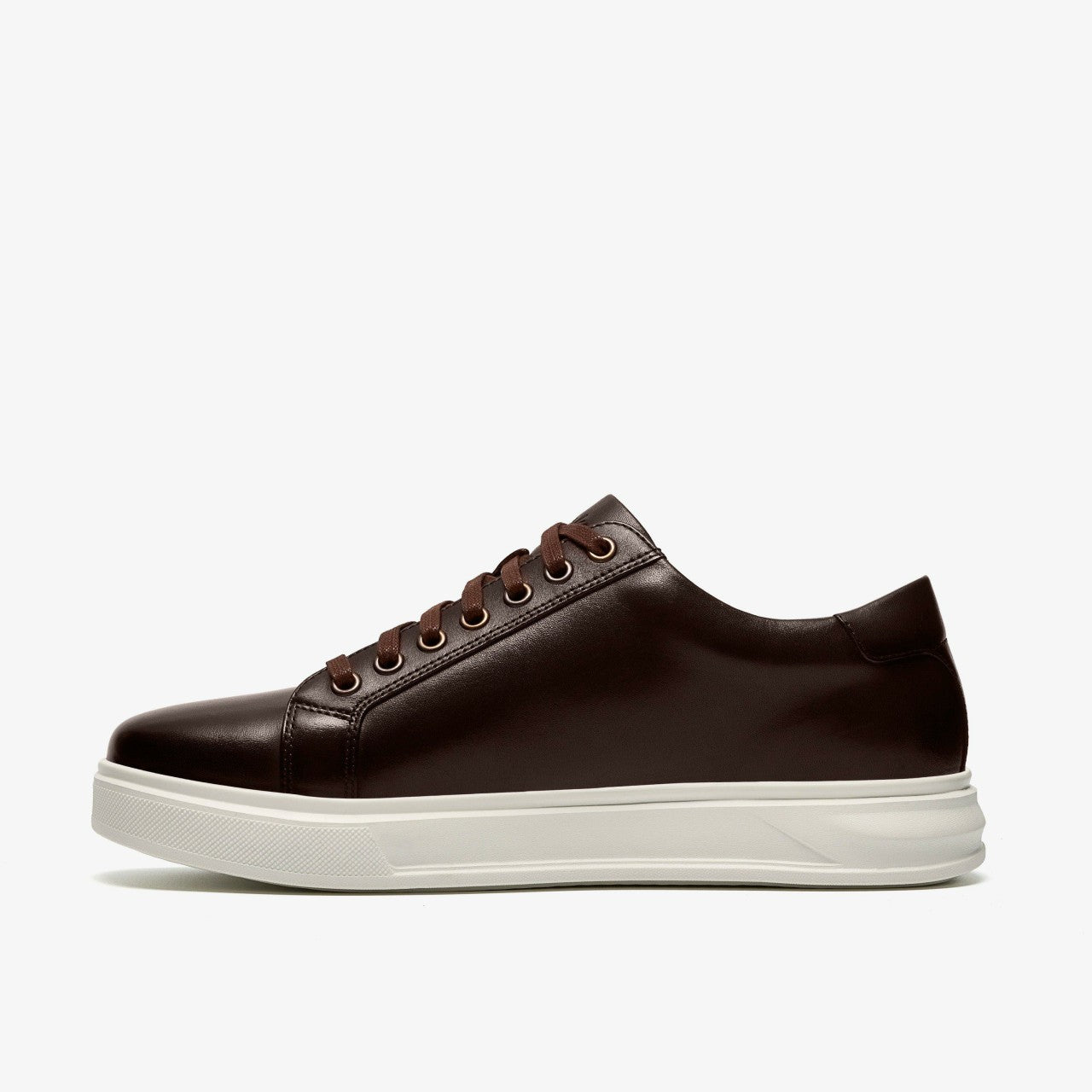 Goswell Tie Brown Leather Clarks Men