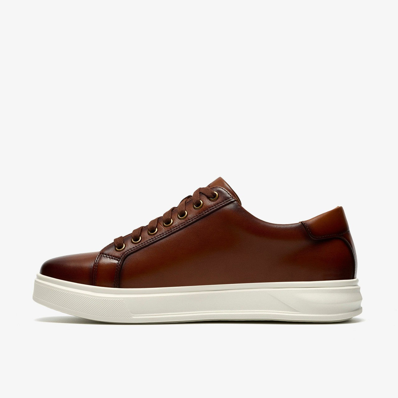 Goswell Tie Tan Leather Clarks Men