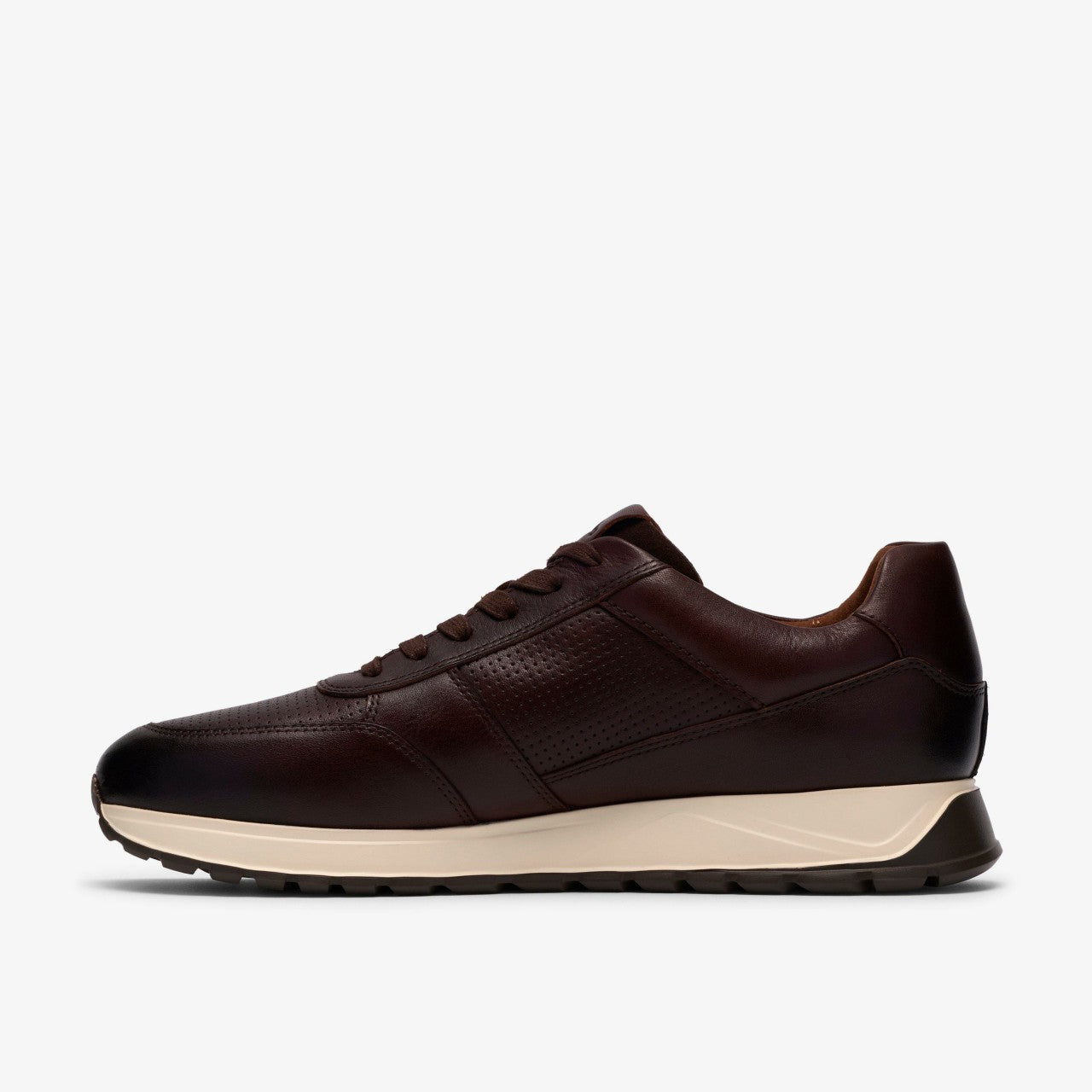 Radwell Tie Brown Leather Clarks Men