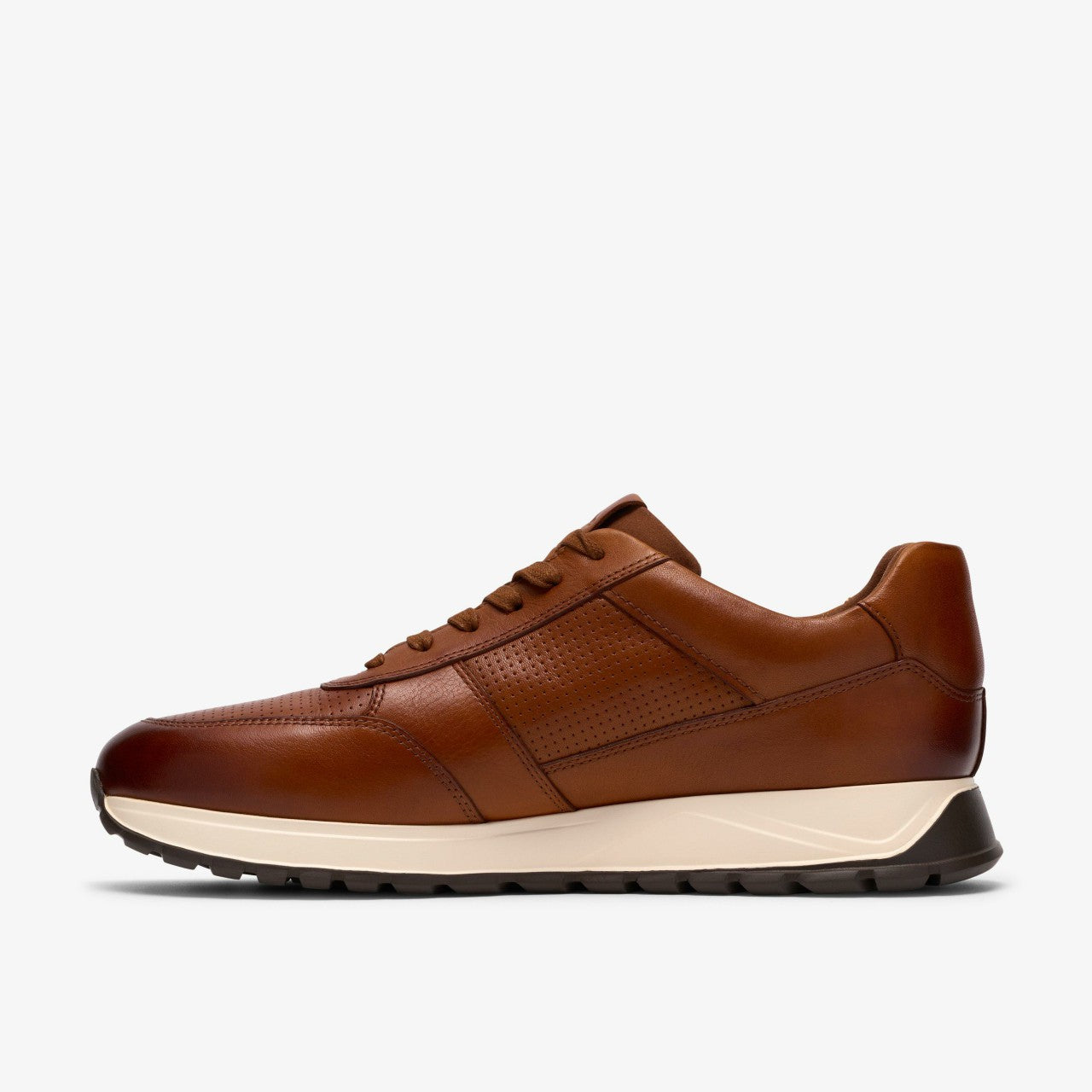 Radwell Tie Tan Leather Clarks Men