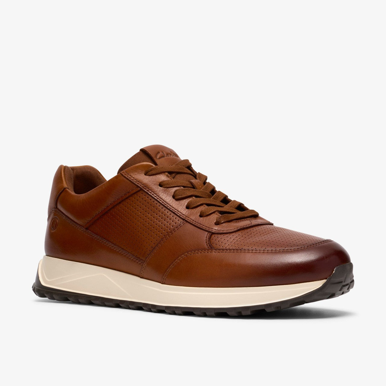 Radwell Tie Tan Leather Clarks Men