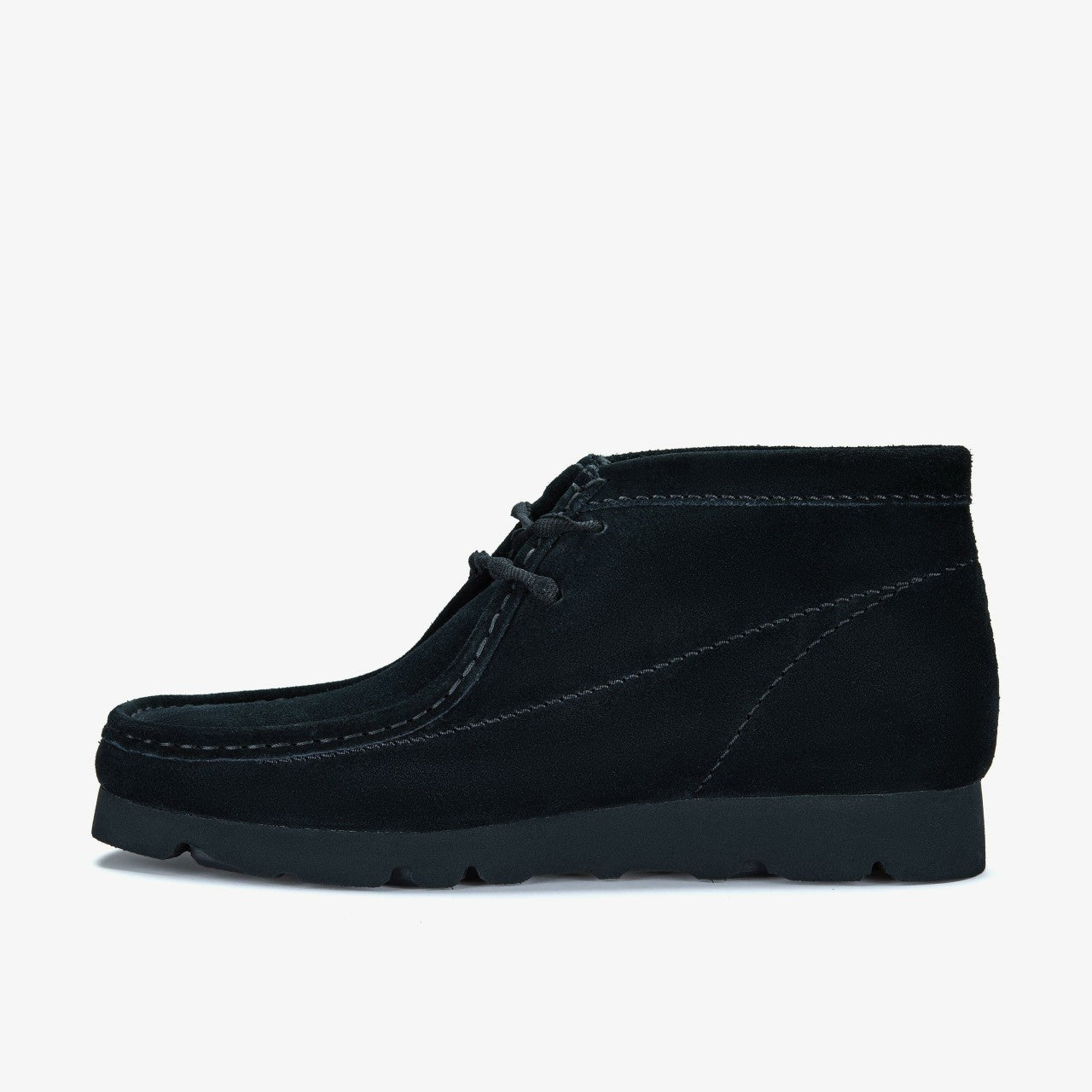 Wallabee Boot PAF Black Suede Clarks Men