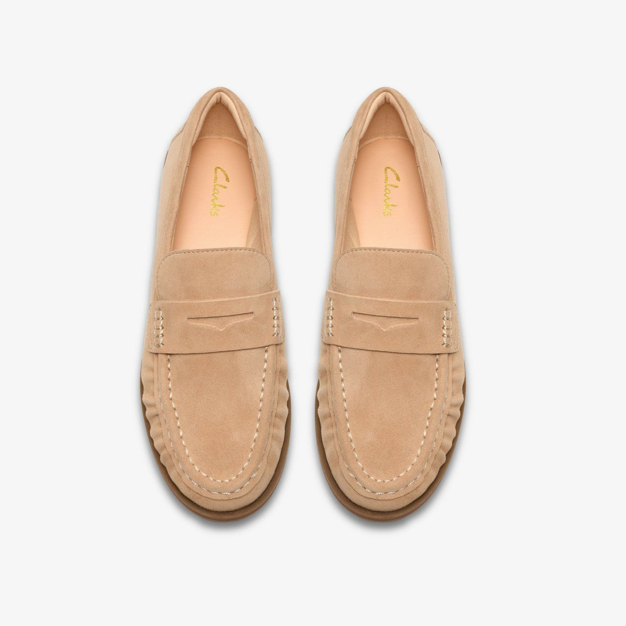 Alixea Walk Warm Sand Suede Clarks Women