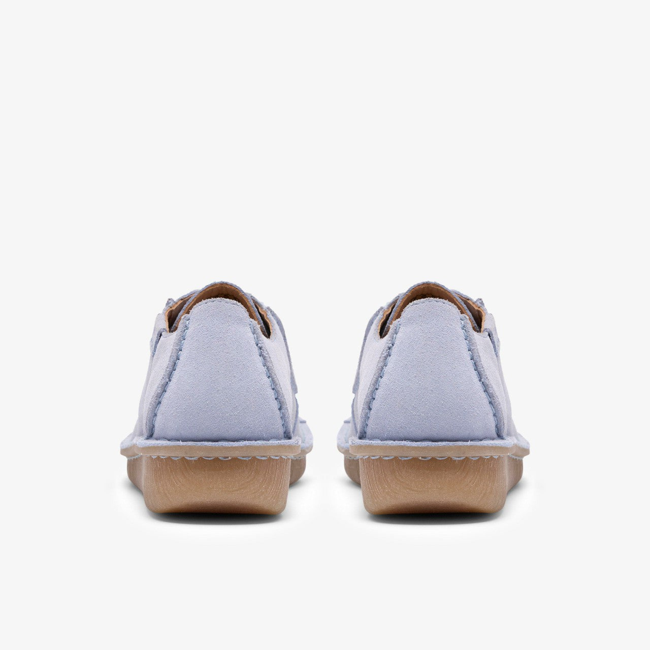 Funny Dream Light Blue Suede Clarks Women