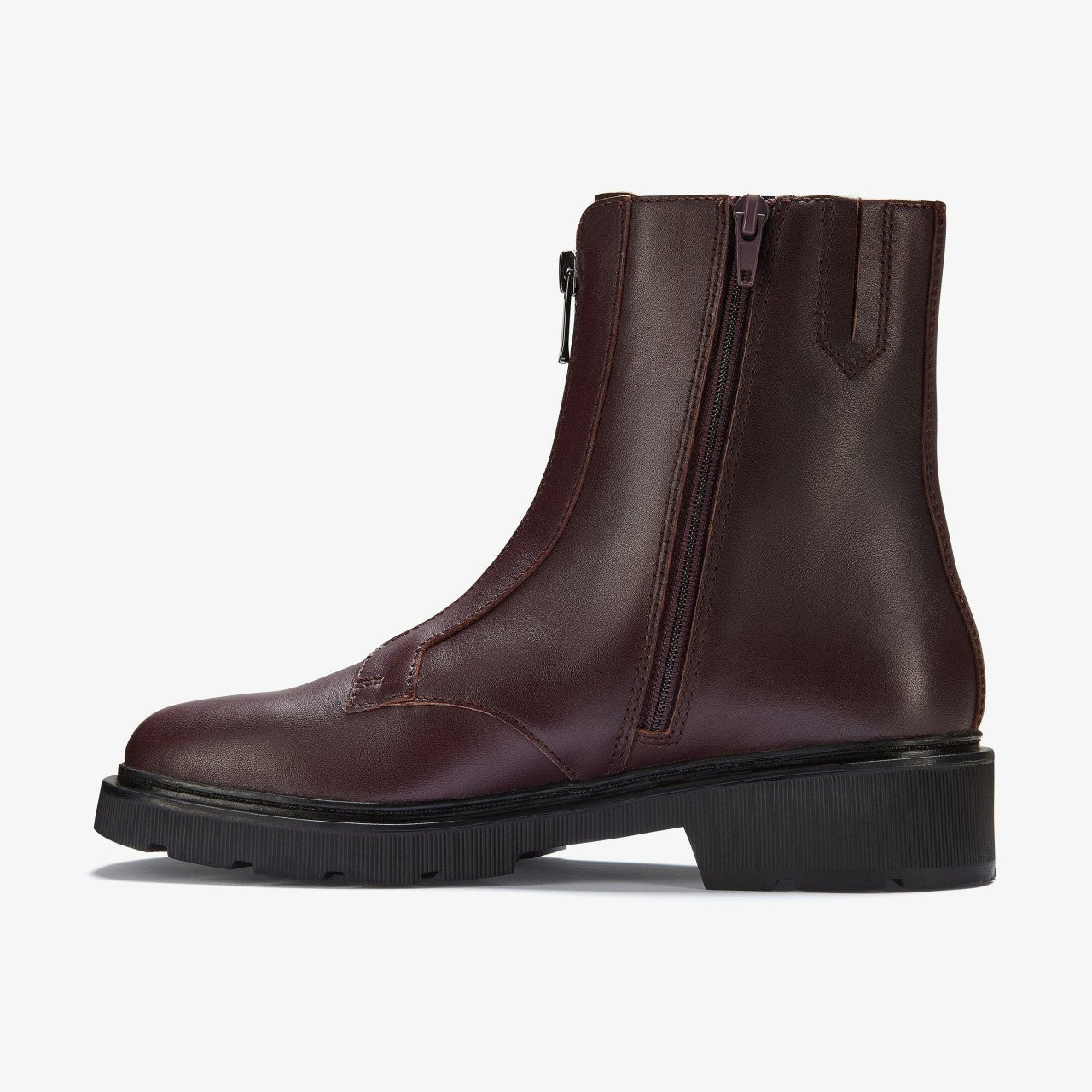 Lauryl Zip Merlot Leather Clarks Women