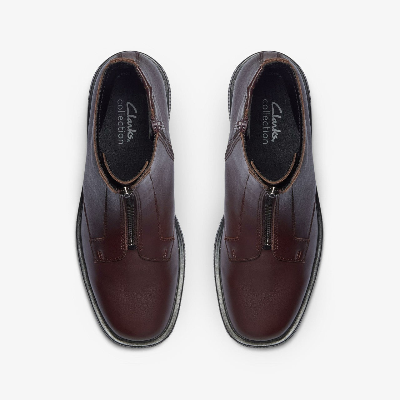 Lauryl Zip Merlot Leather Clarks Women