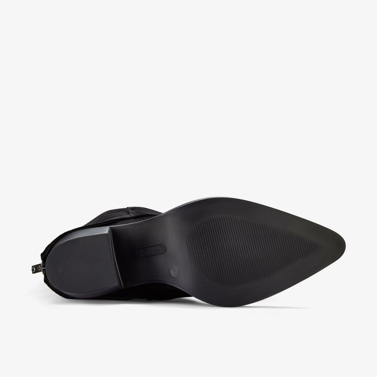 Jesse Mid Black Suede Clarks Women