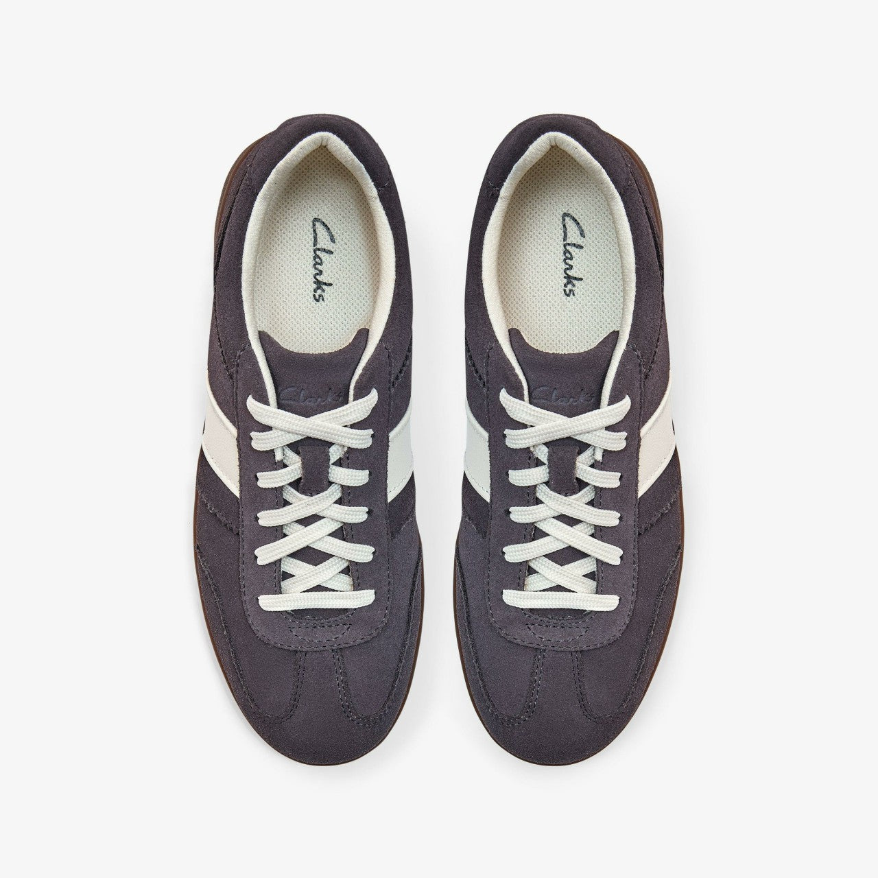Seco Speed Dark Grey Suede Clarks Women