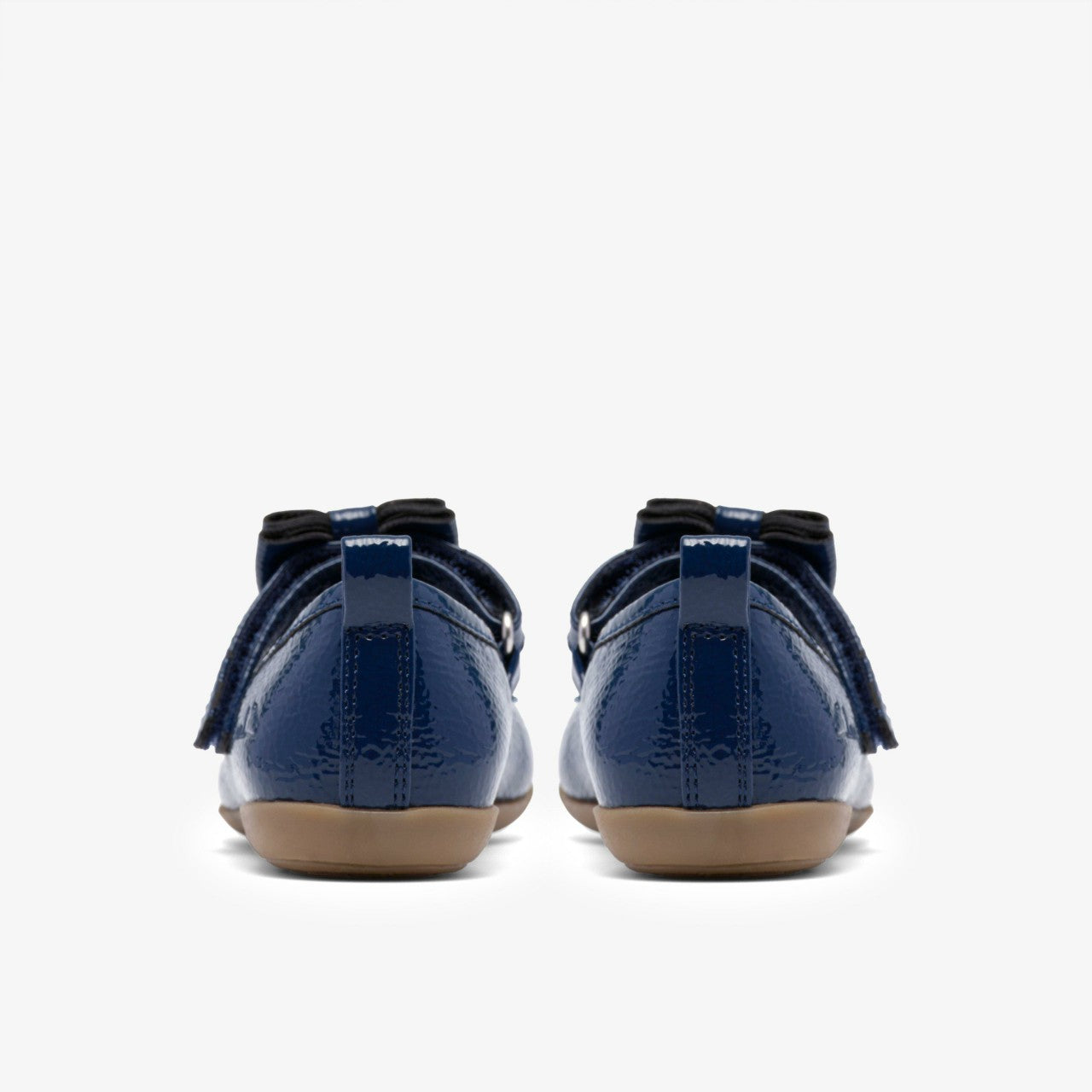 Charm Bow Toddler Navy Patent Clarks Babies|Kids