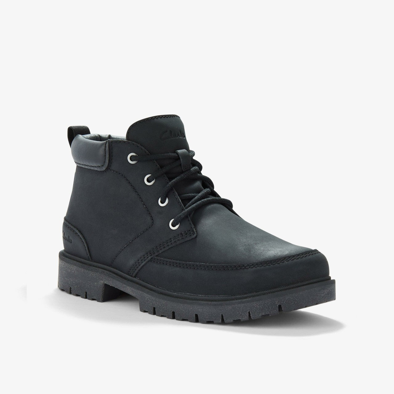 Rossdale Mid Black Clarks Men