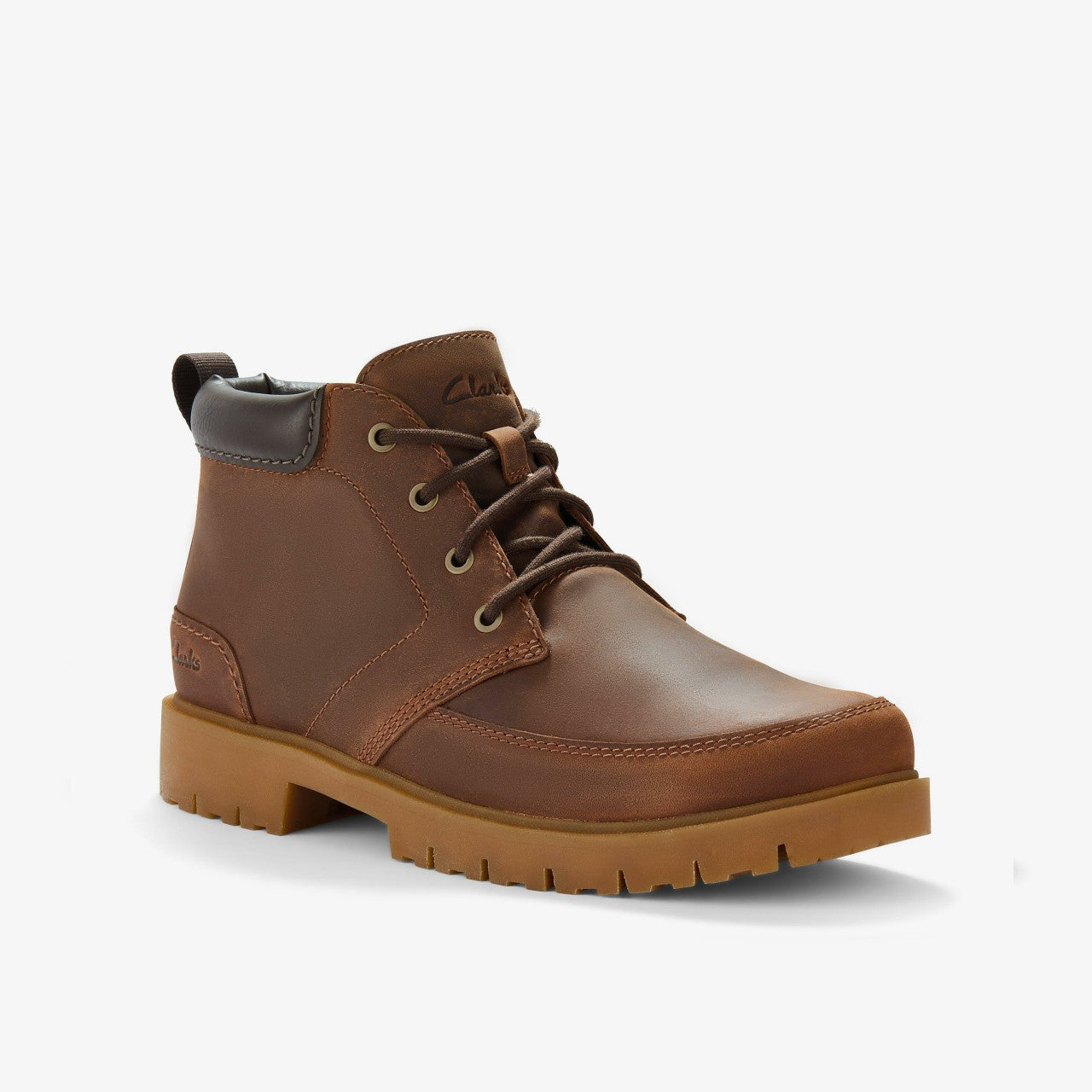 Rossdale Mid Brown Clarks Men