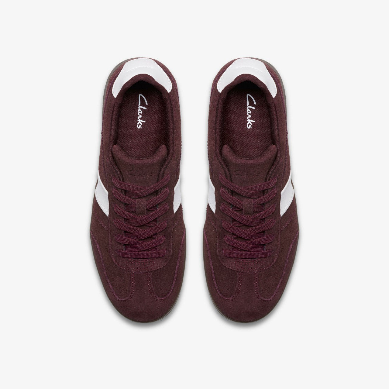 Seco Speed Burgundy Suede Clarks Women