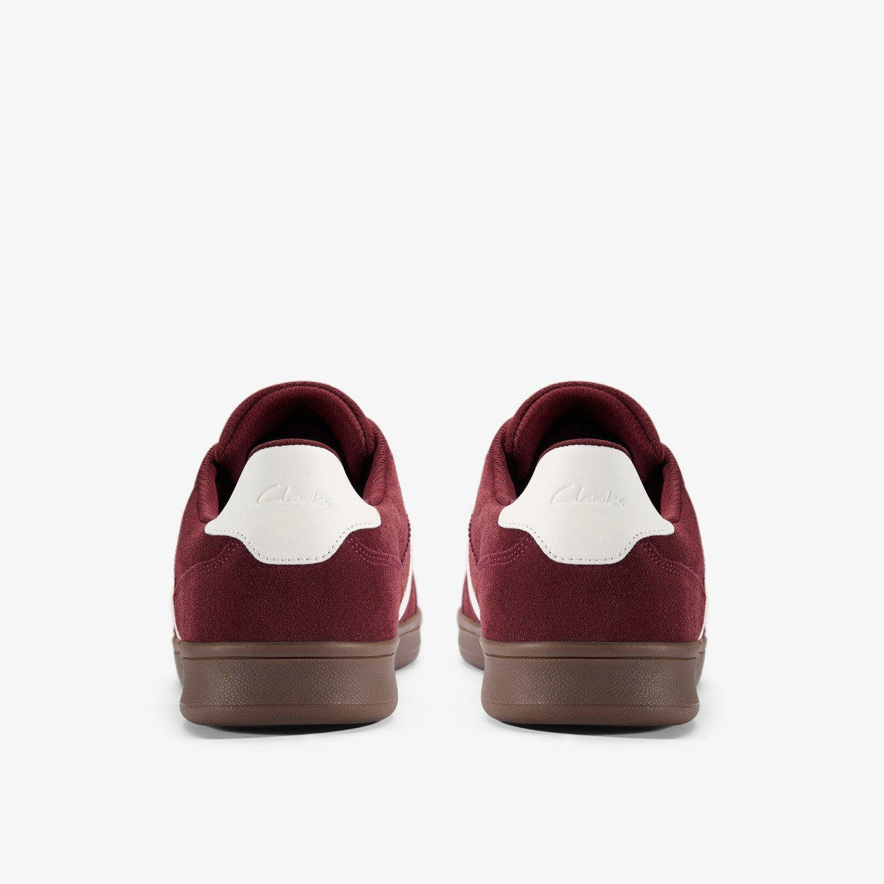 Seco Speed Burgundy Suede Clarks Men